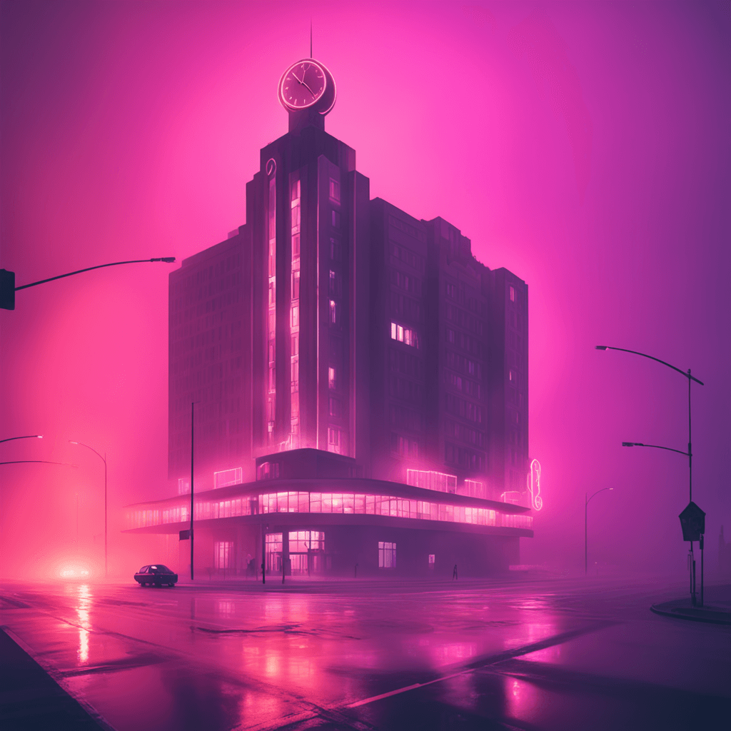 Neon mist